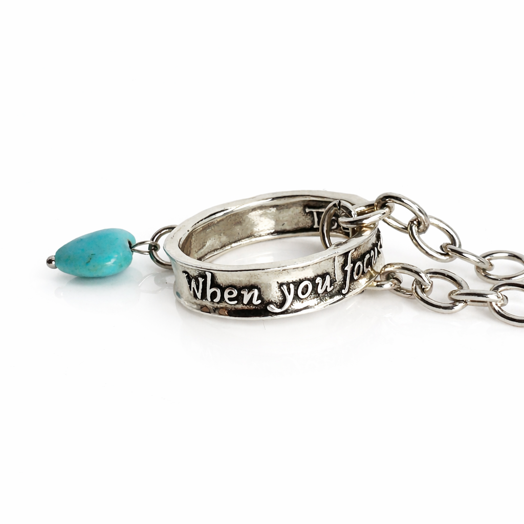 When You Focus on Good The Good Gets Better Ring Multifunctional Necklace