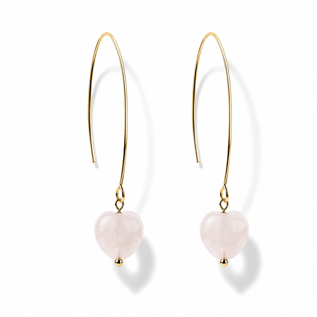 Small Stone Drop Earrings