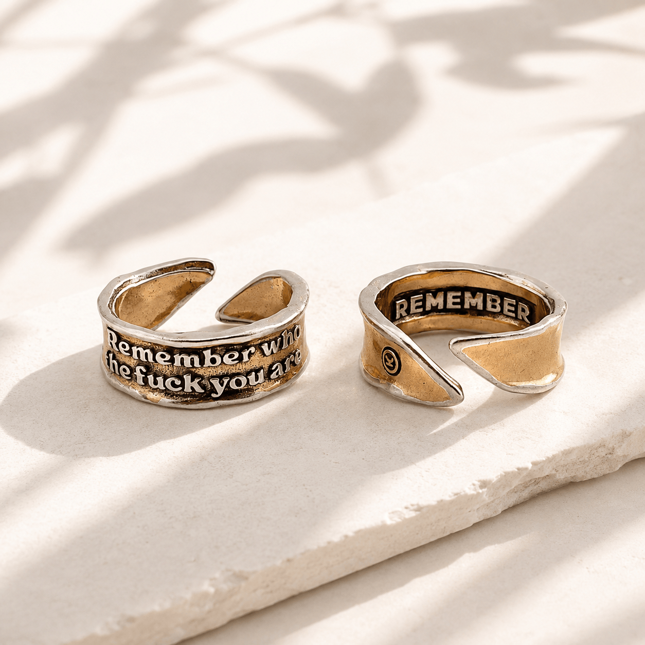 Remember Who The F*ck You Are Remember Adjustable Ring