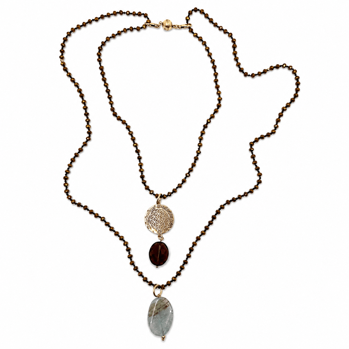 Today I Welcome Miracles Into My Life Beaded Necklace