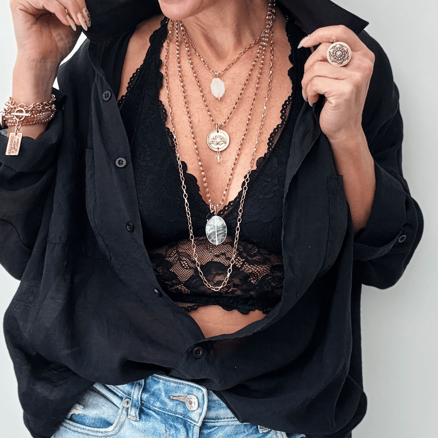 Remember Who The F*ck You Are Necklace Layering Set