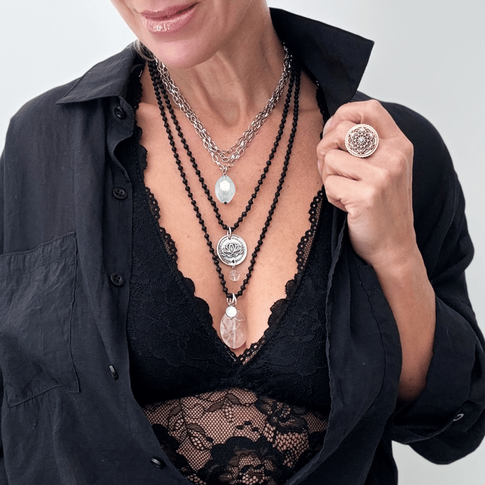 Remember Who The F*ck You Are Necklace Layering Set