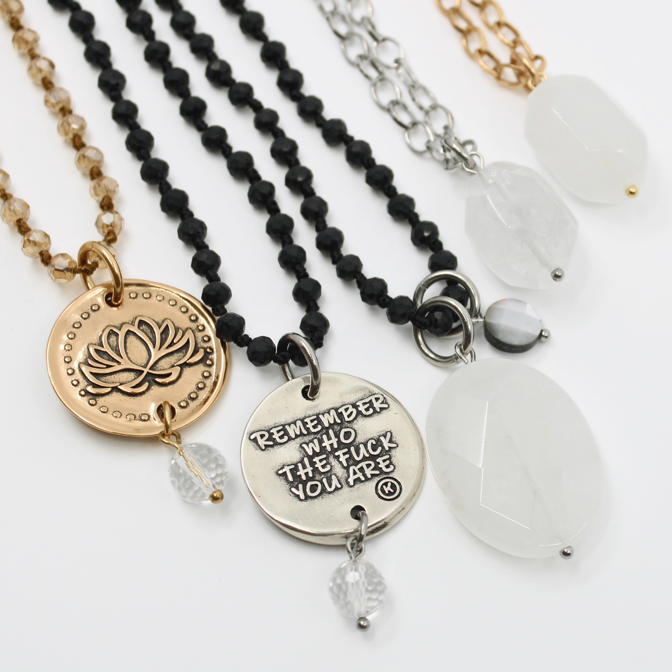 Remember Who The F*ck You Are Necklace Layering Set