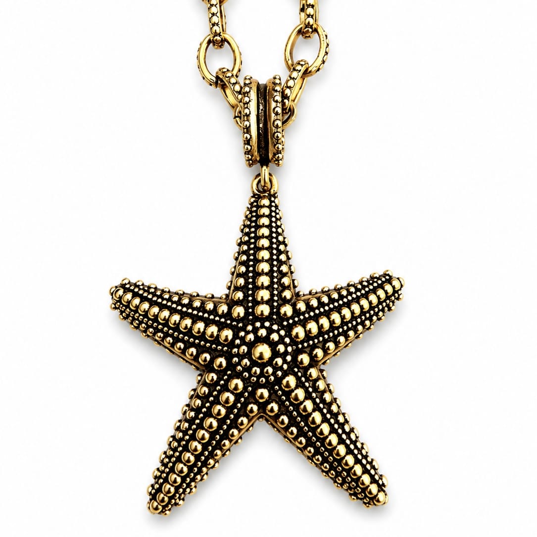 Trust the Process Starfish Adjustable Necklace