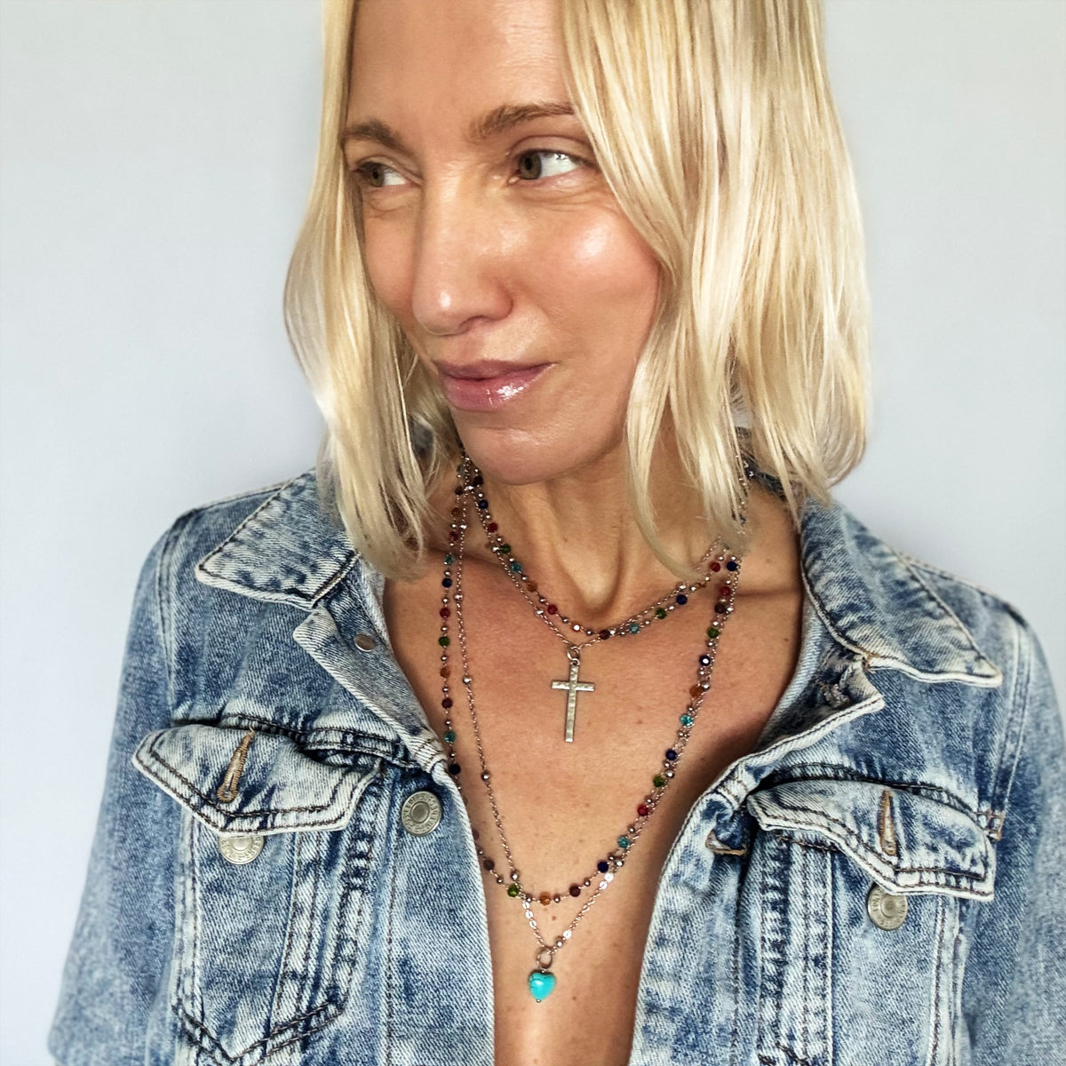 Trust Cross Dainty Necklace
