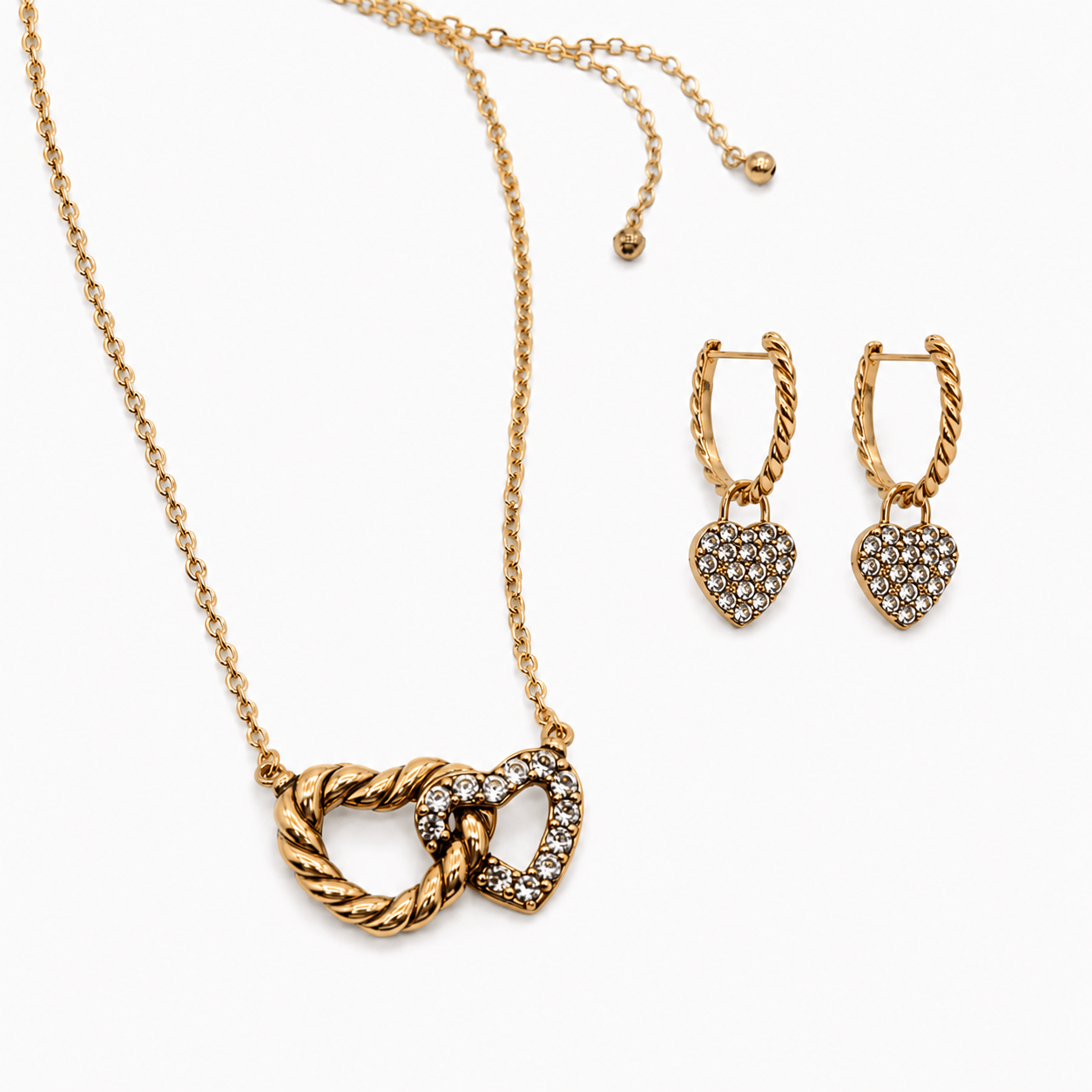 Love Forever Necklace & Earrings Set