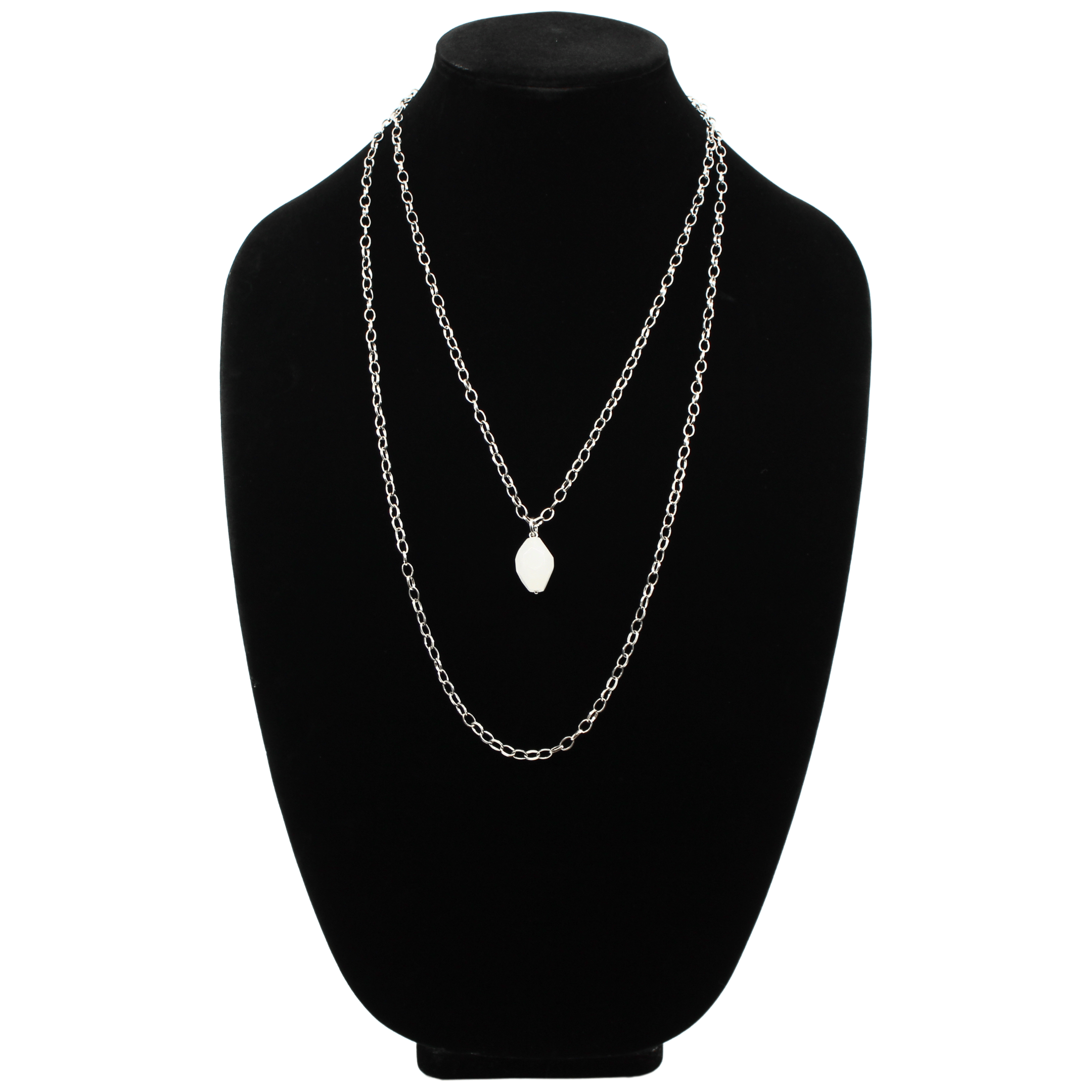 Crystal Quartz Layering Chain Necklace