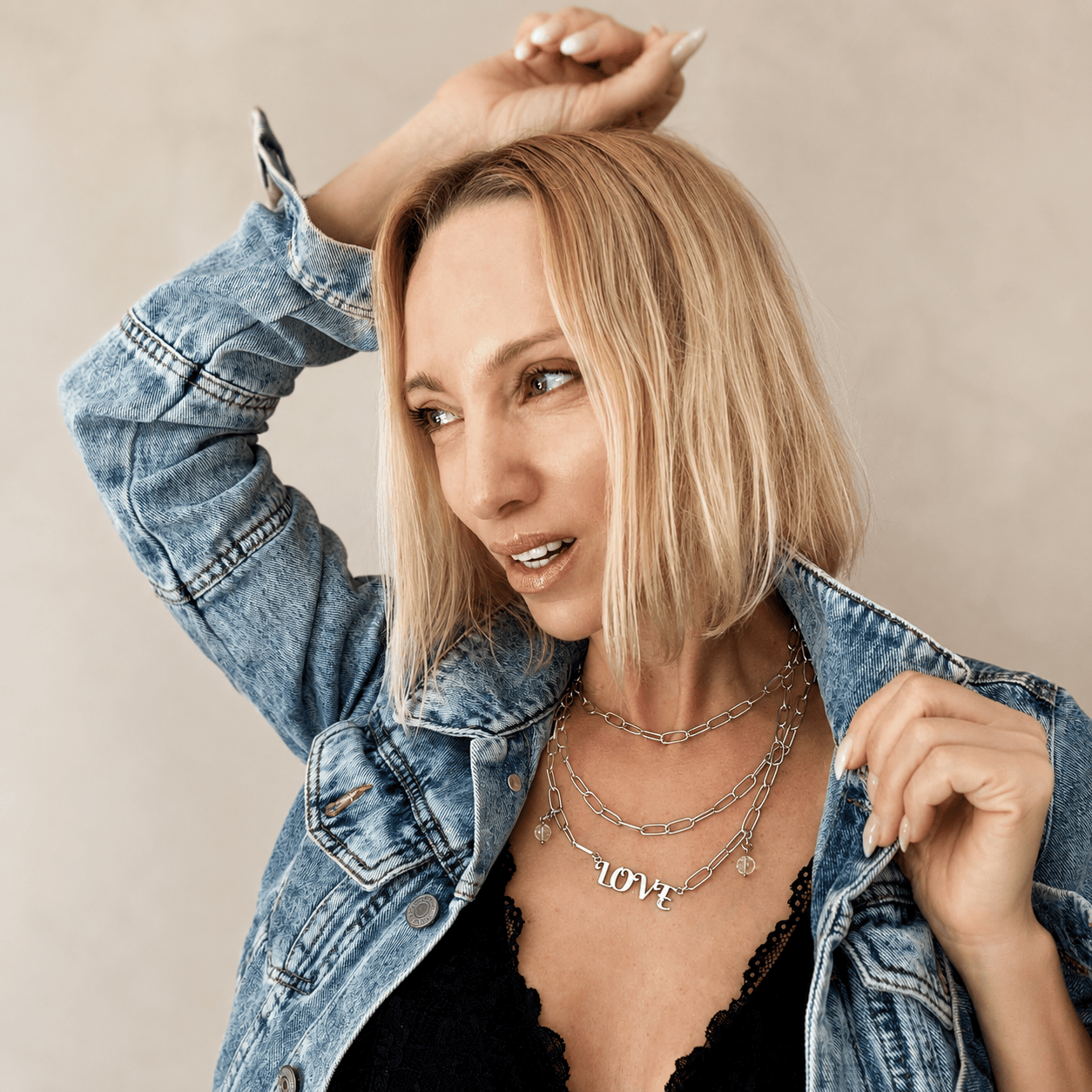 Love Long Chain Necklace