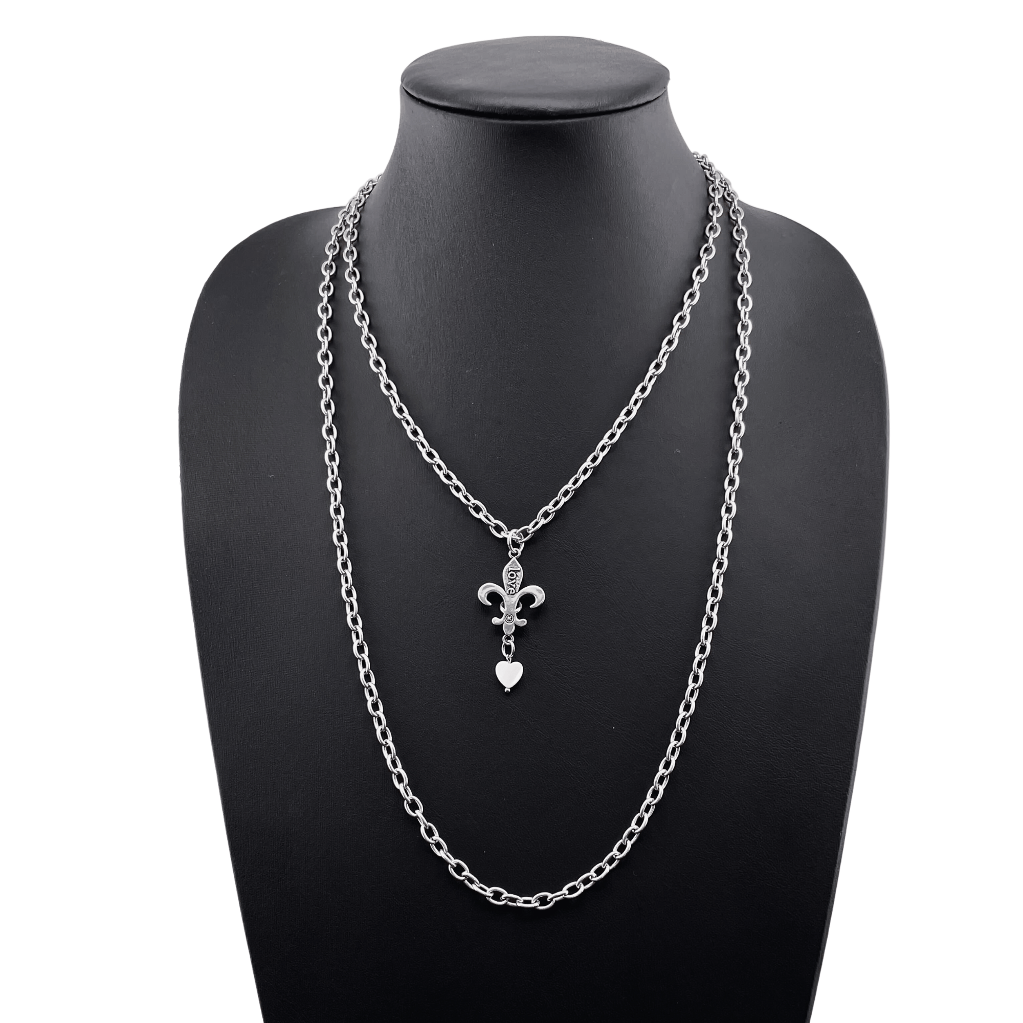 Love Fleur de Lis Fusion Necklace Duo Bundle