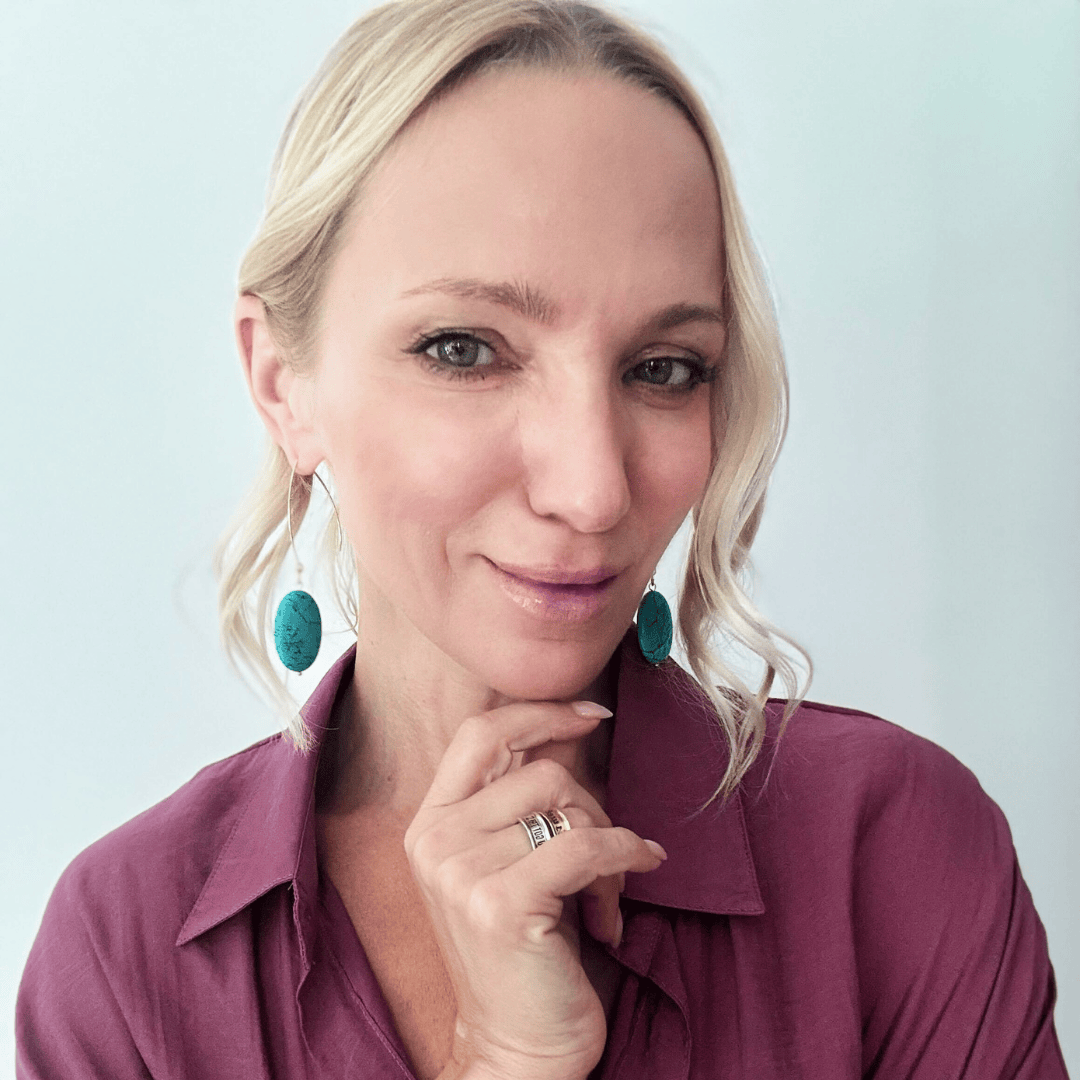 Large Stone Drop Earrings
