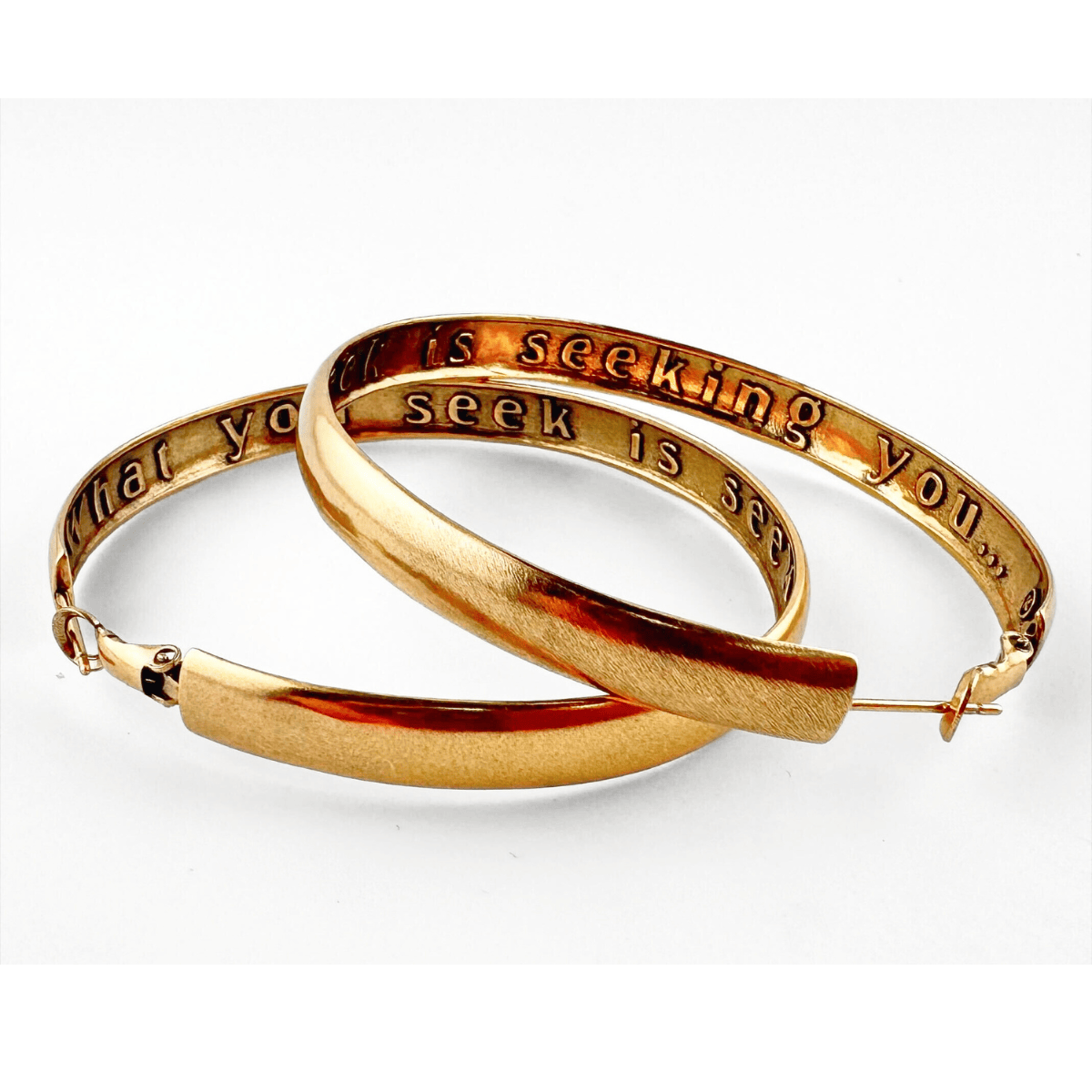What You Seek Hoop Earrings