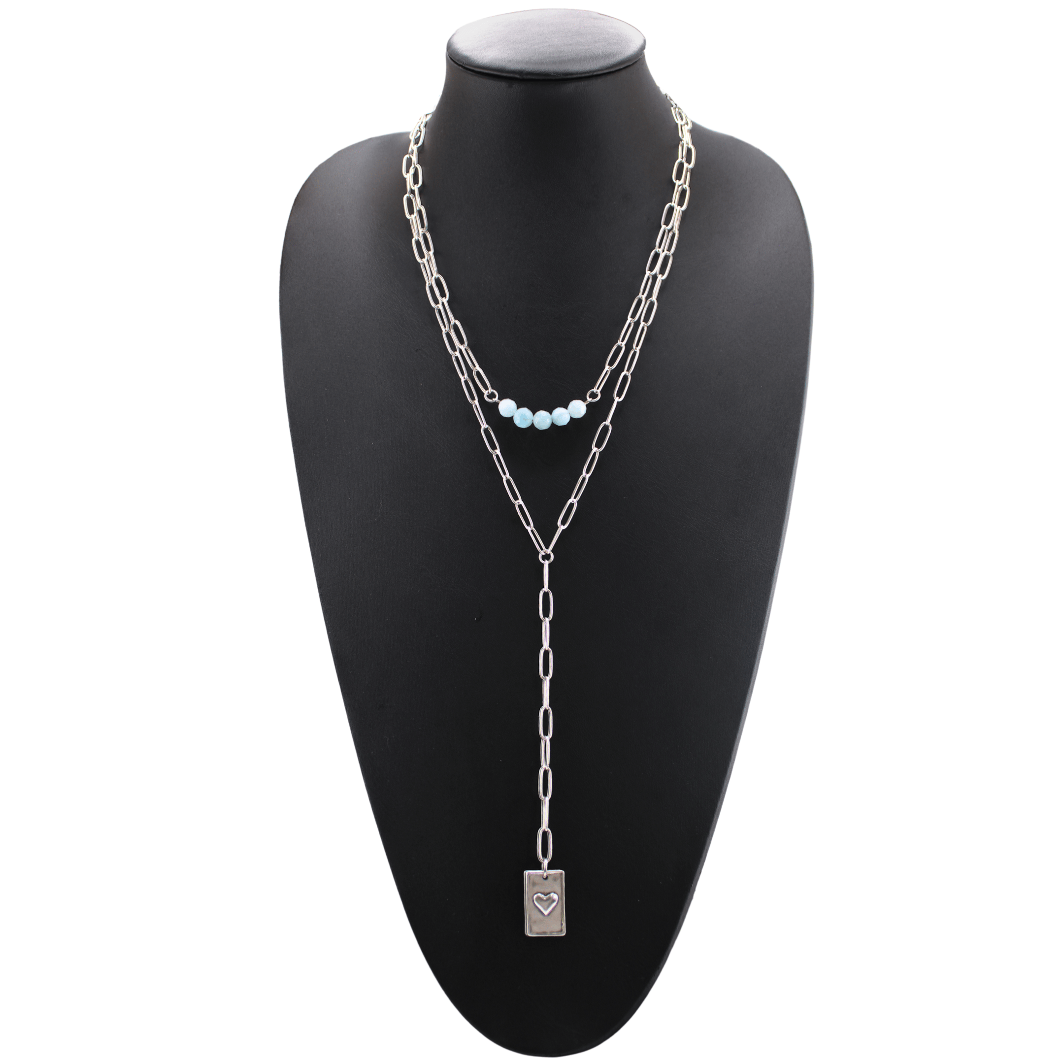 You Are Doing F*cking Great Heart Lariat Necklace