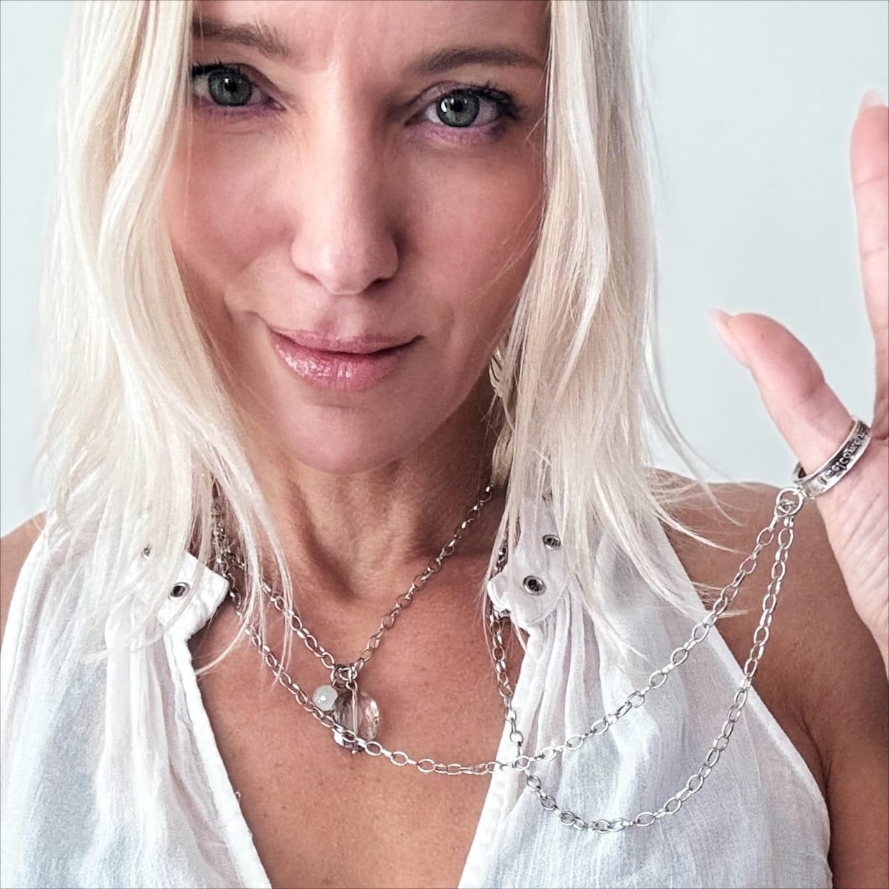 I Welcome Miracles Ring Original Necklace