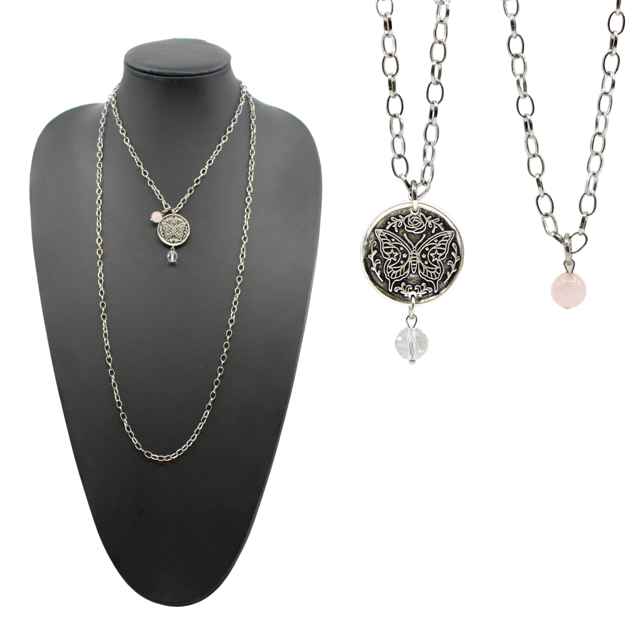 Be Still & Know Butterfly Original Necklace