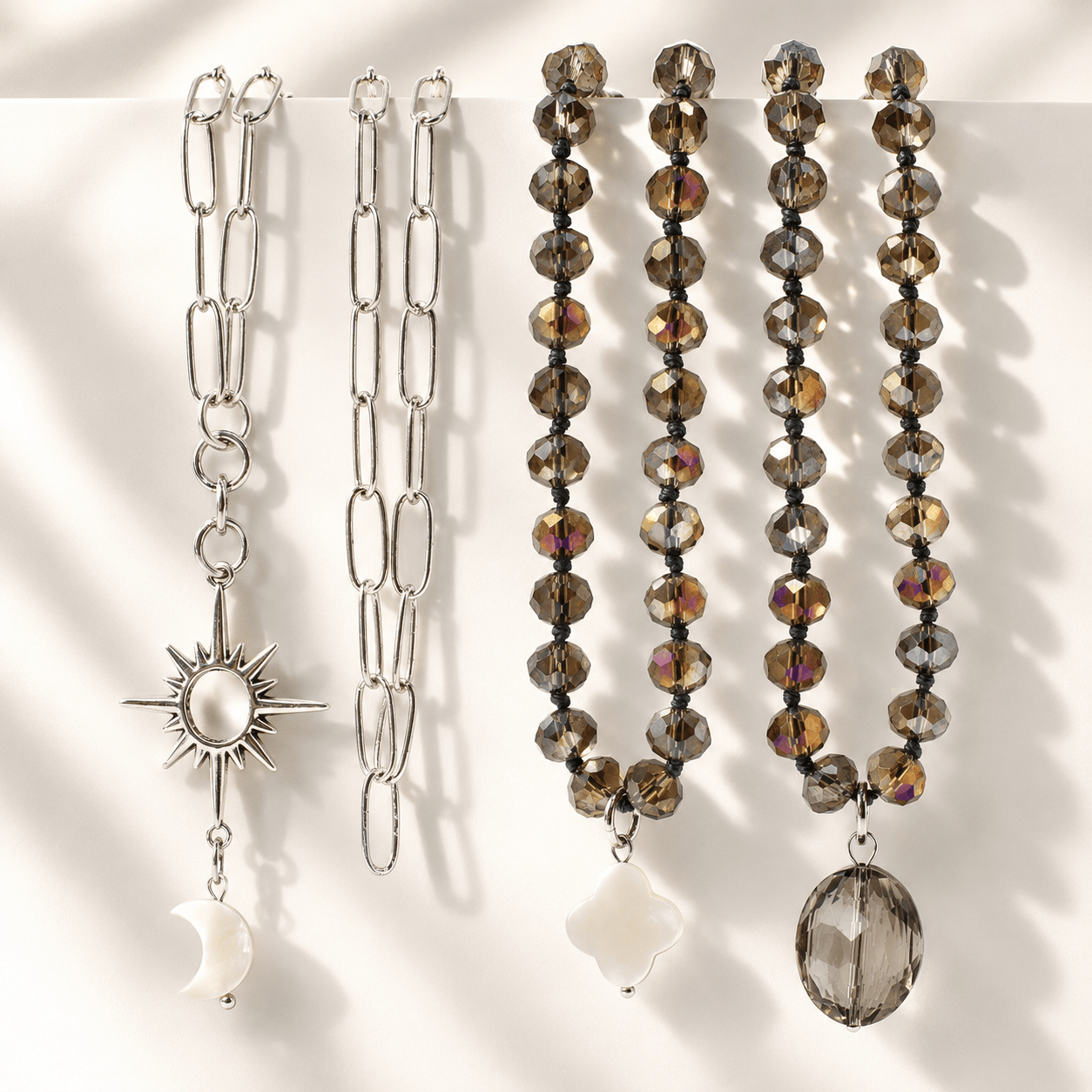 Just Breathe Starburst Fusion Necklace Layering Set