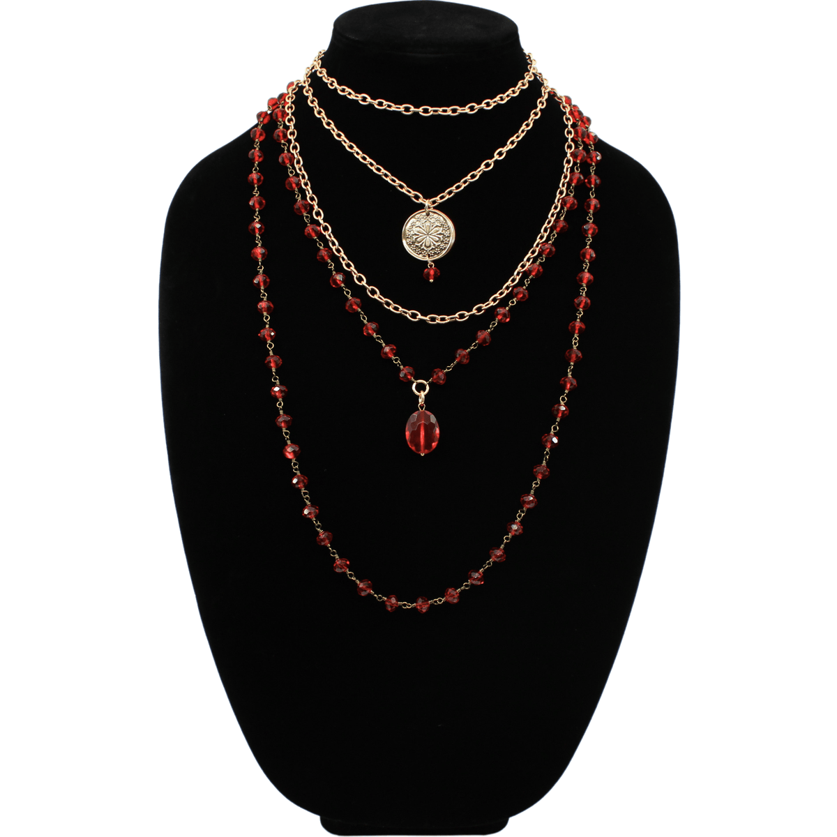 Today I Choose Joy Flower Rosary Layering Set