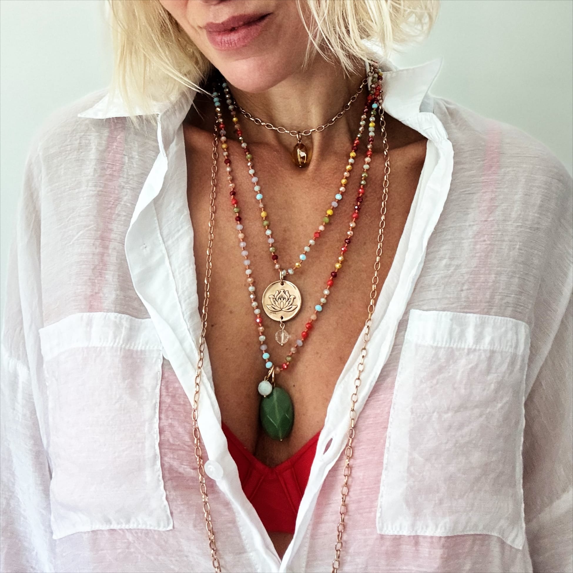 Just Breathe Original Necklace Layering Set