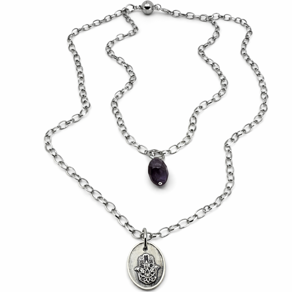 My Thoughts Create My Reality Dainty Necklace
