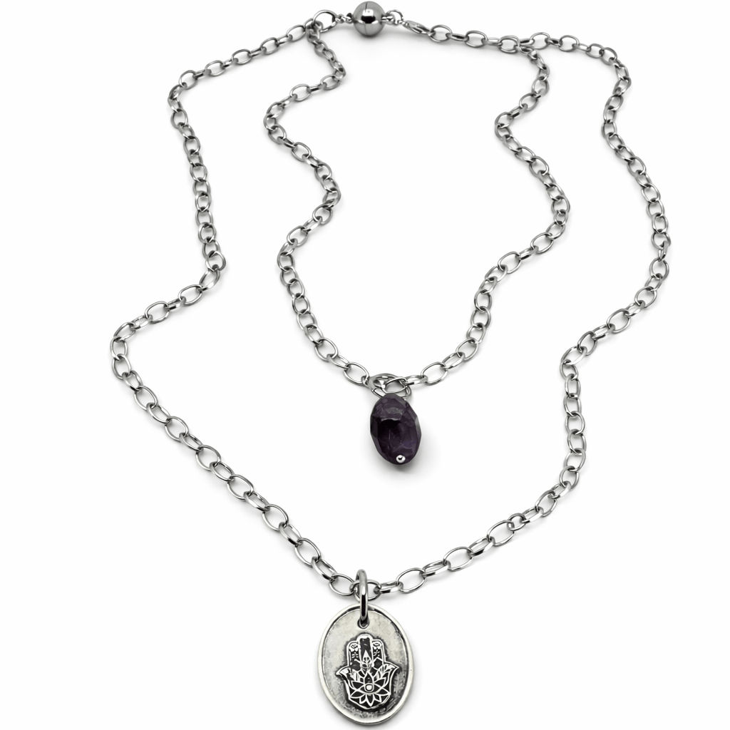 My Thoughts Create My Reality Dainty Necklace
