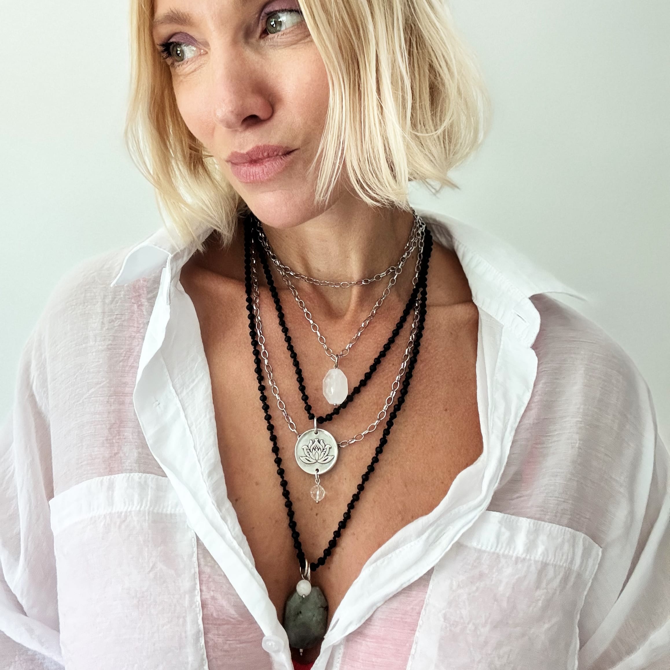 Just Breathe Original Necklace Layering Set