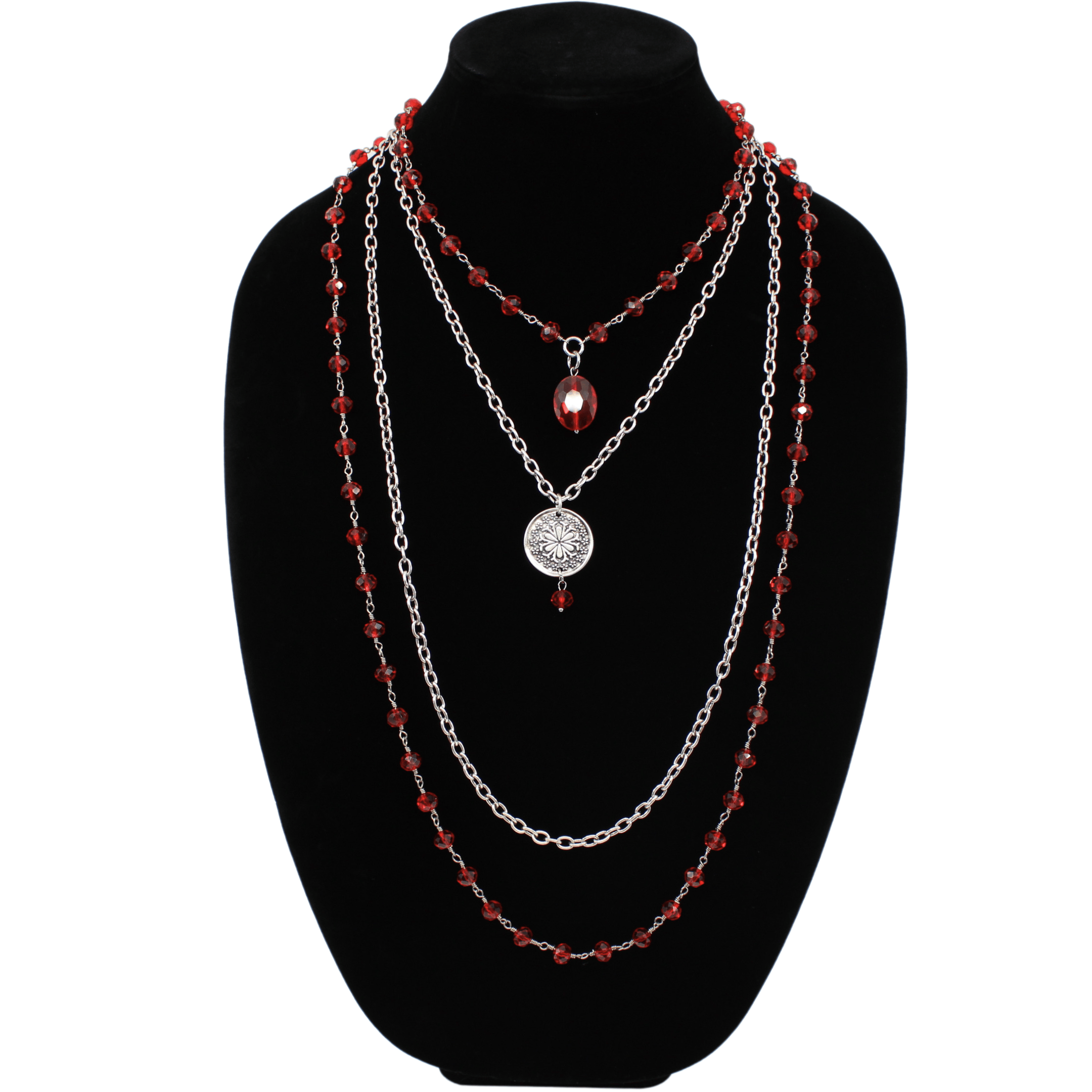 Today I Choose Joy Flower Rosary Layering Set