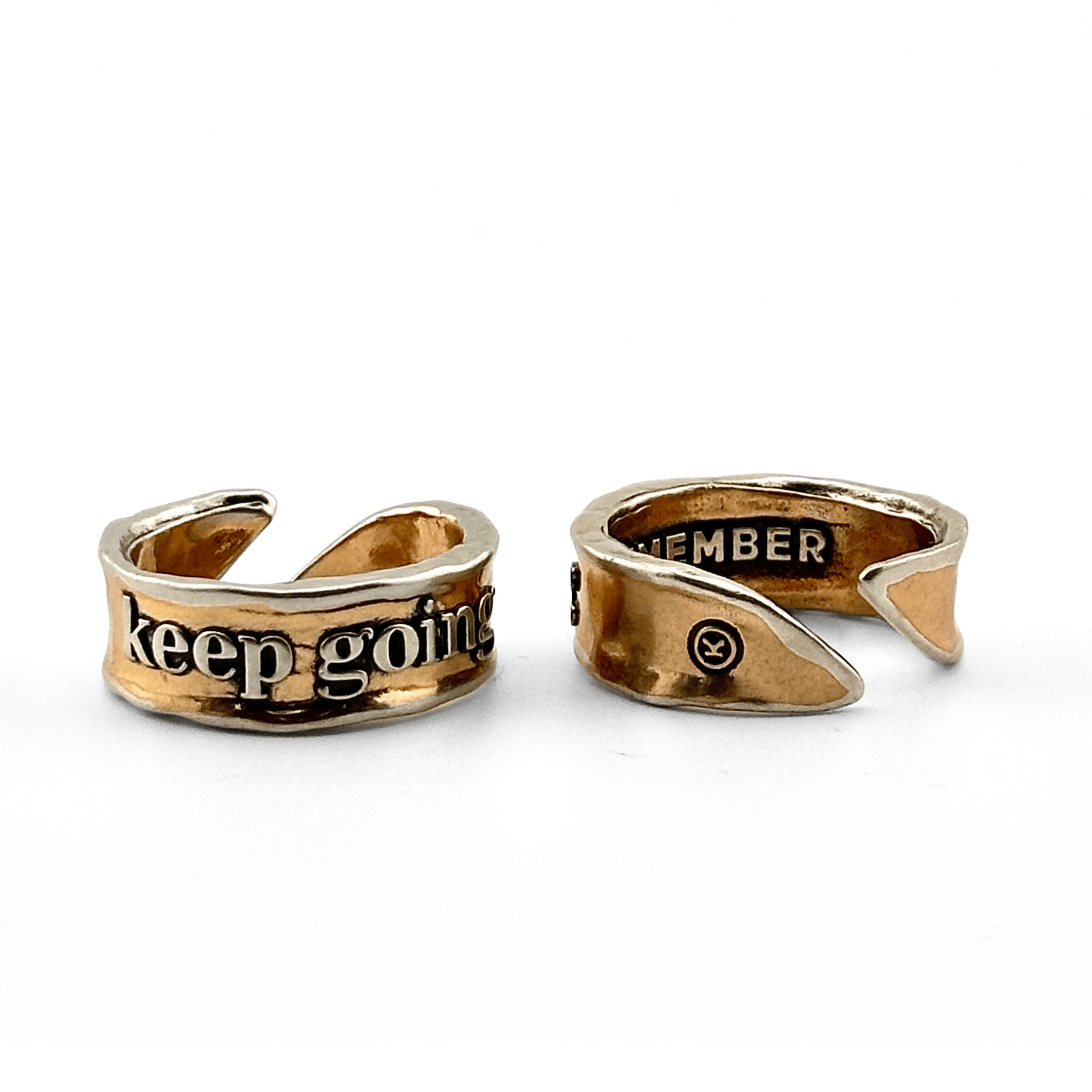 Keep Going Remember Adjustable Ring