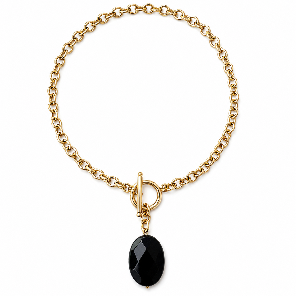 Black Onyx Choker Necklace