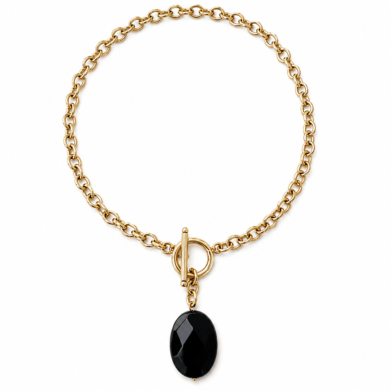 Black Onyx Choker Necklace