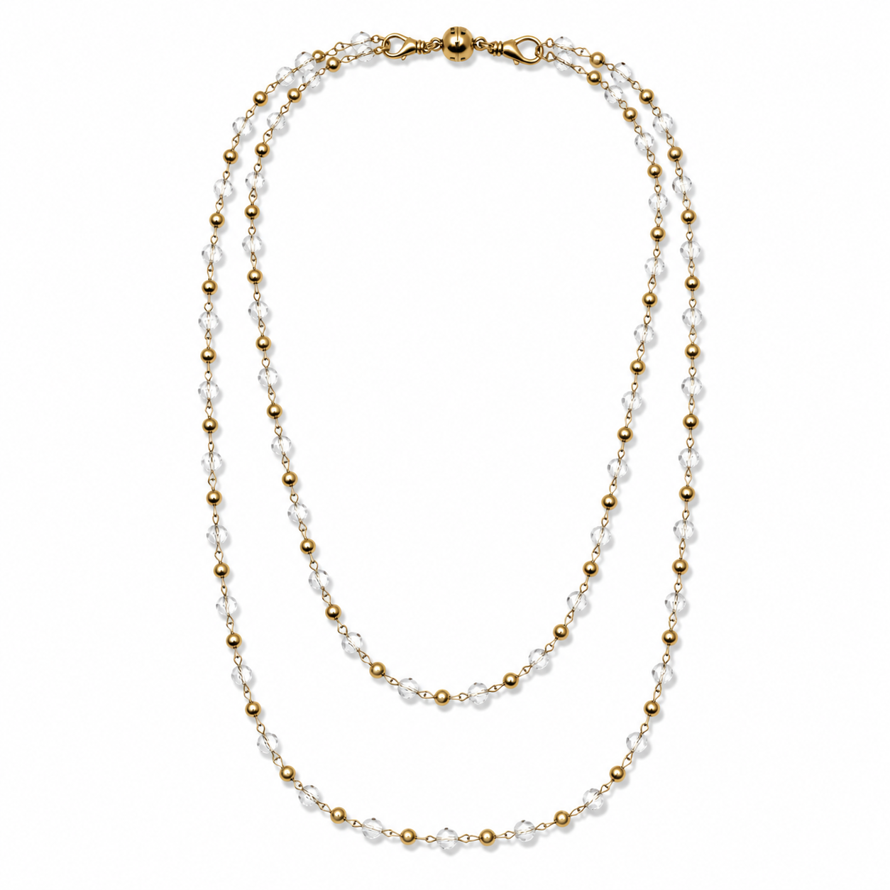 Rosary Dainty Layering Necklace