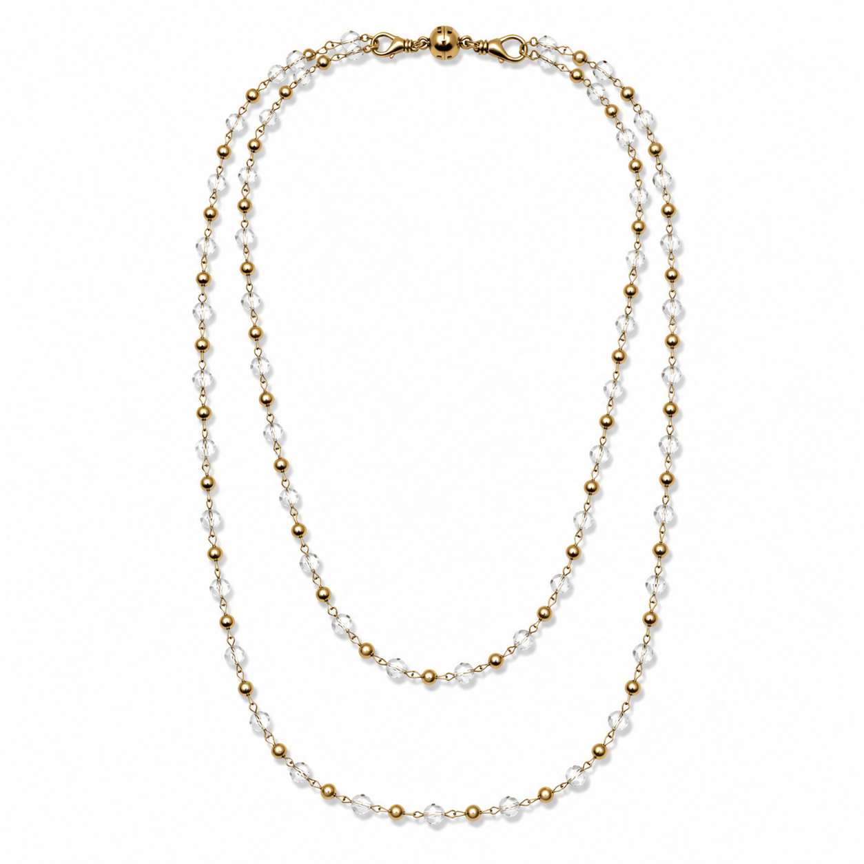 Rosary Dainty Layering Necklace