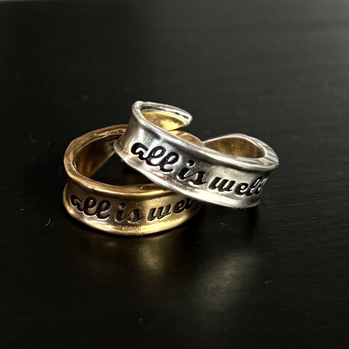 Remember Single Finish Adjustable Ring