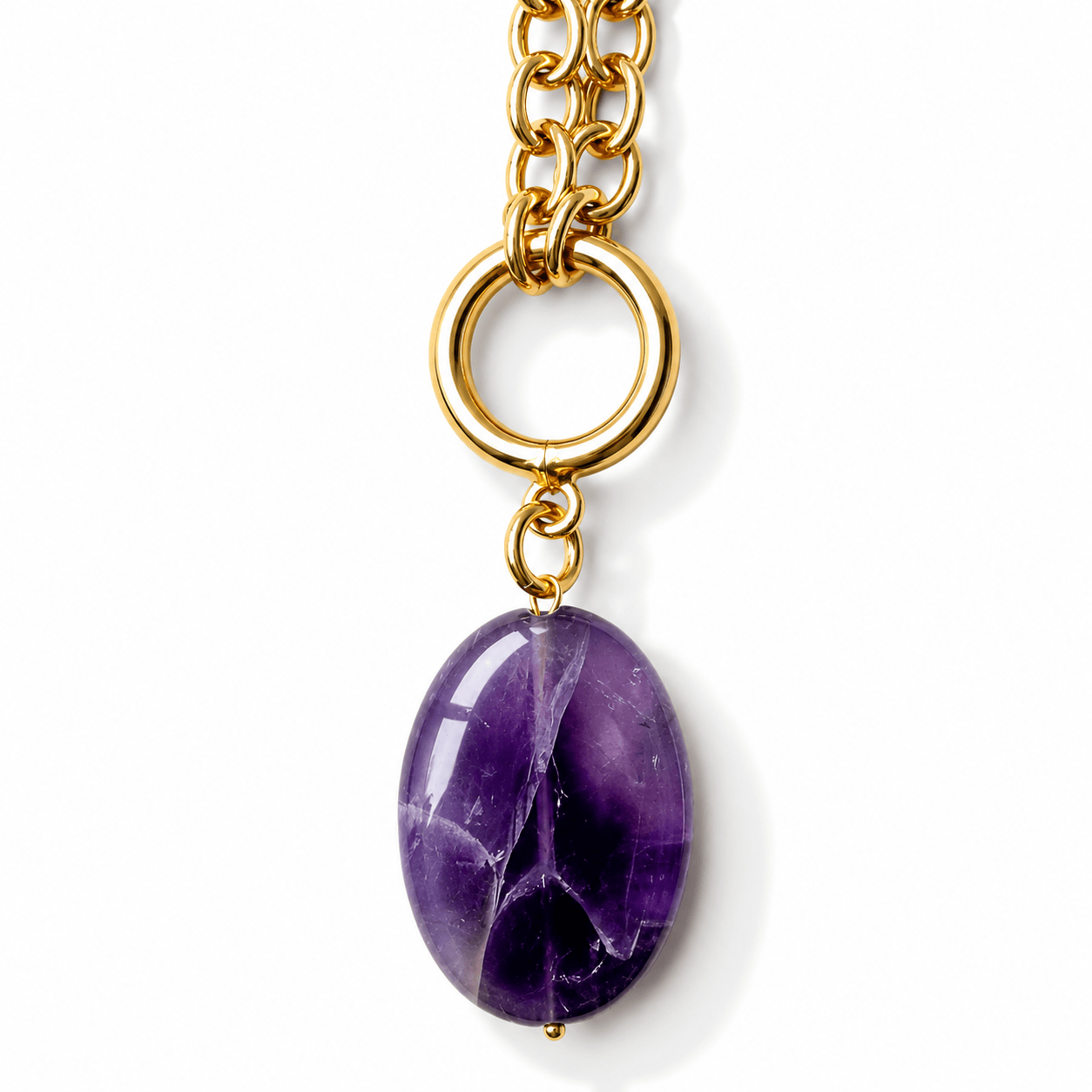 Gemstone Adjustable Necklace