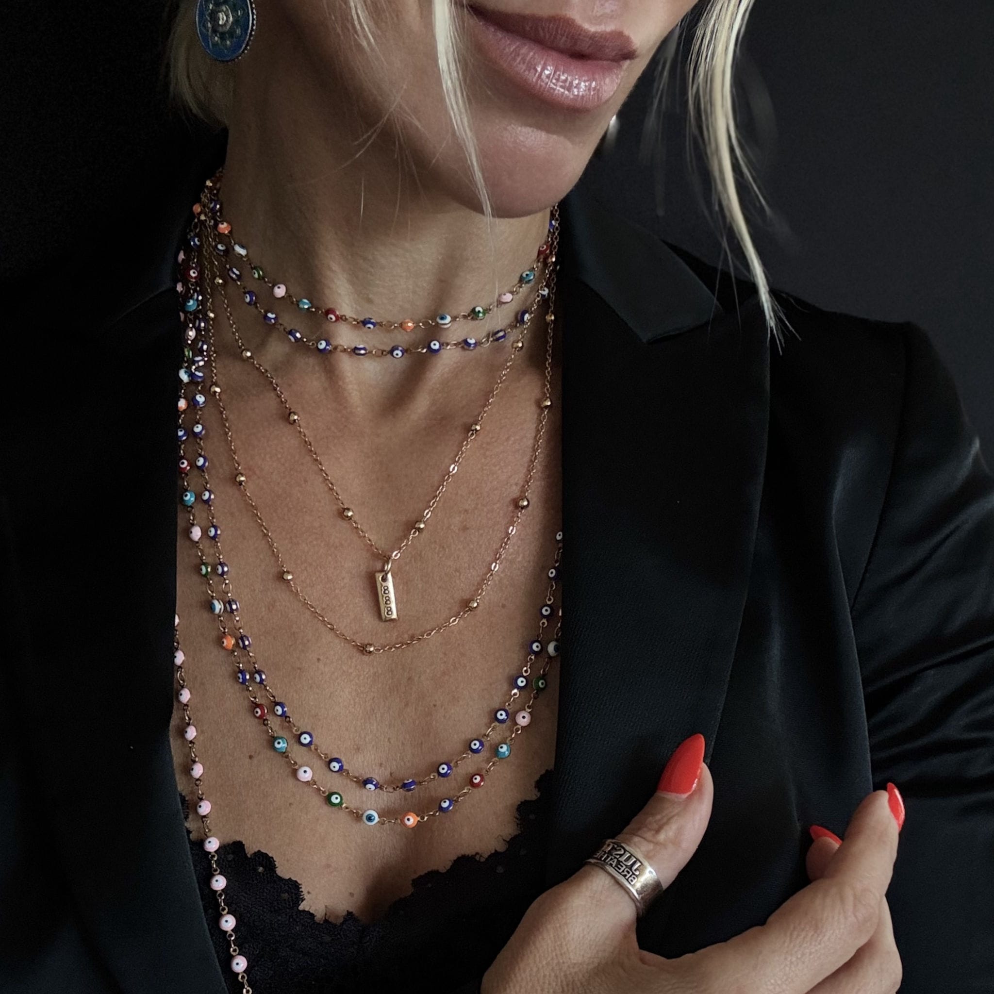 Evil Eye Layering Necklace