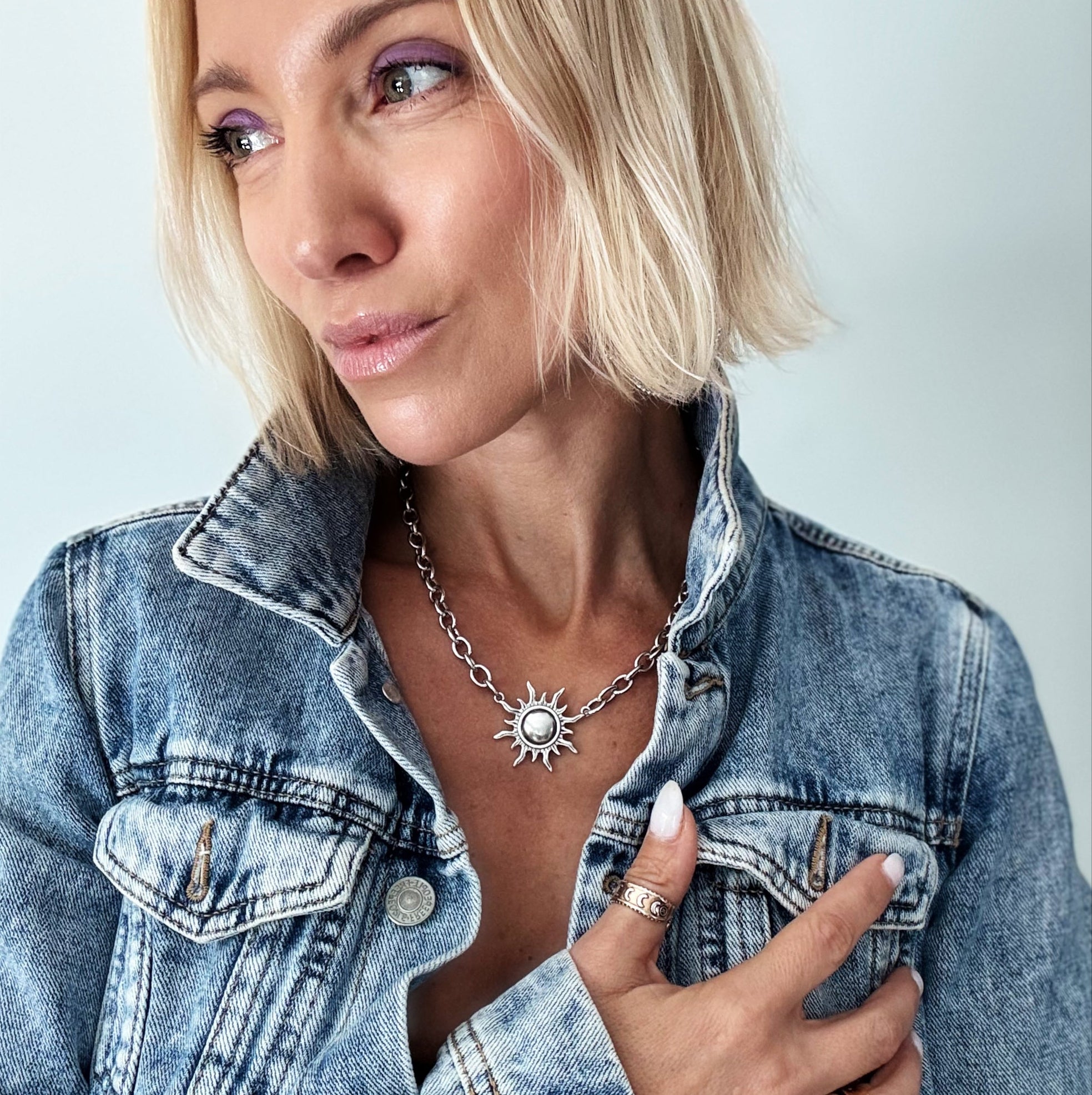 Grateful Sun Choker Necklace