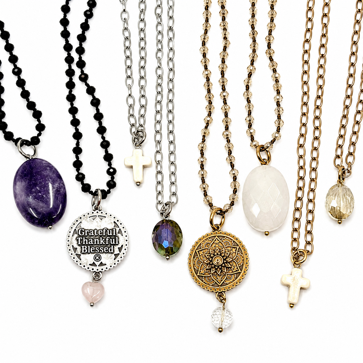 Grateful Thankful Blessed Mandala Layering Set