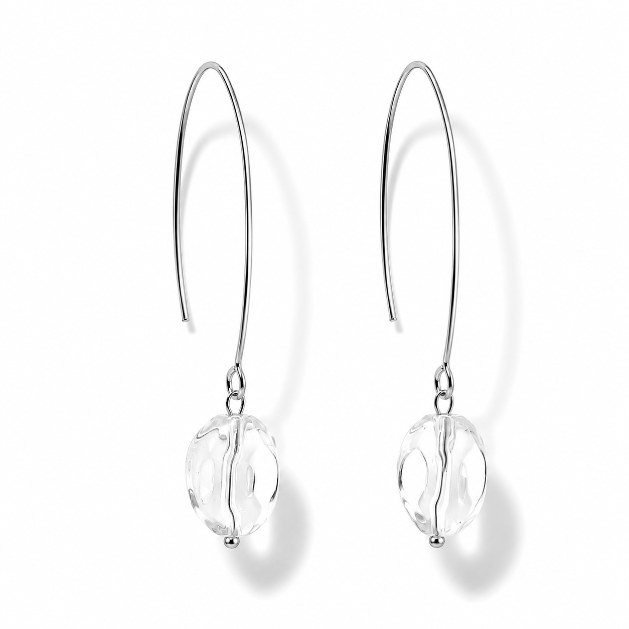 Small Stone Drop Earrings