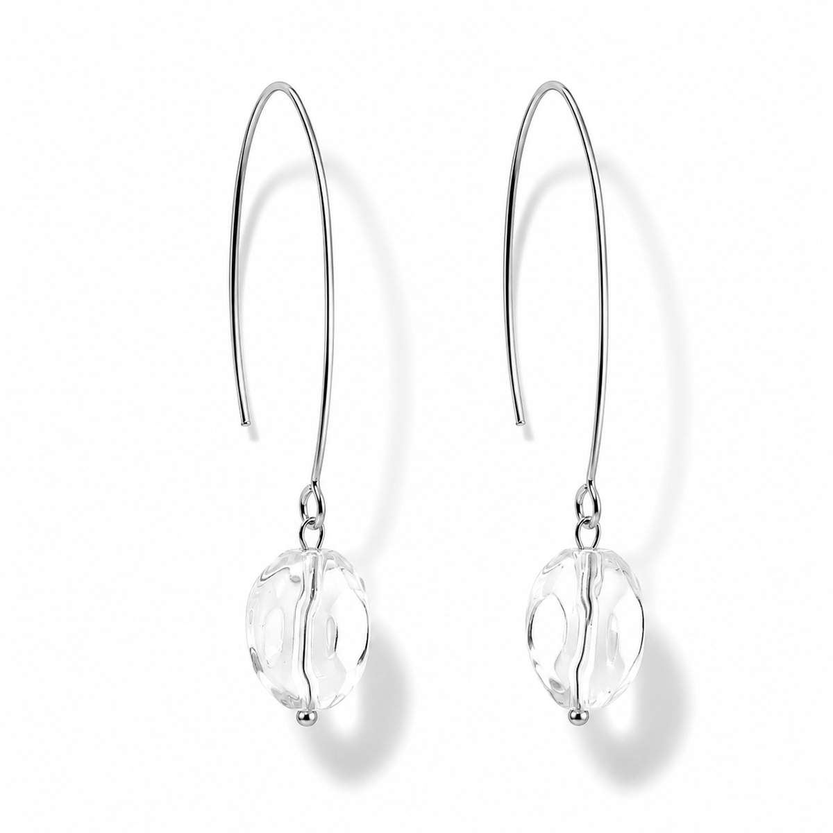 Small Stone Drop Earrings