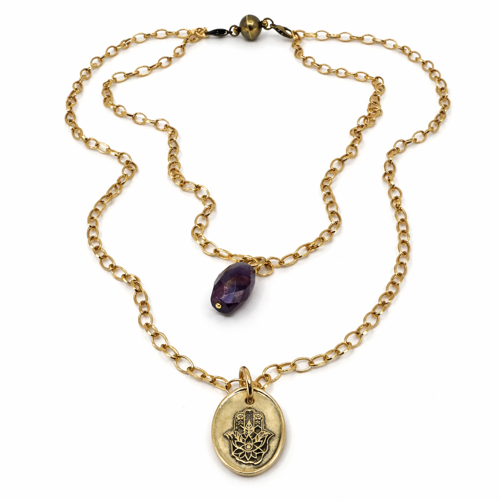 My Thoughts Create My Reality Dainty Necklace