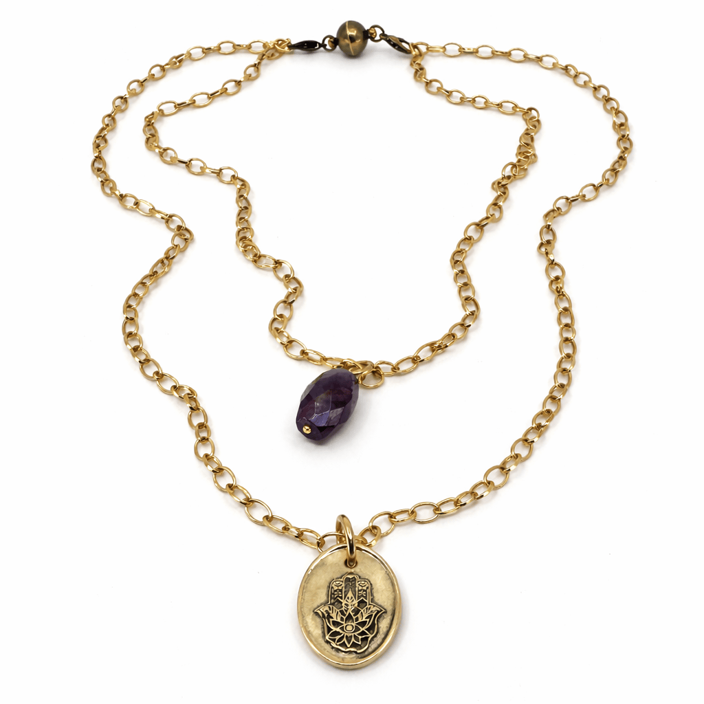 My Thoughts Create My Reality Dainty Necklace