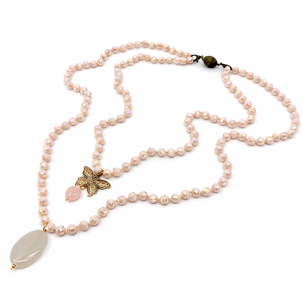 Joy Butterfly Crystal Necklace