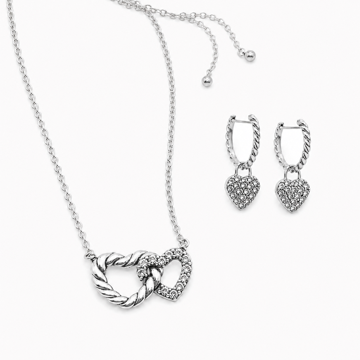 Love Forever Necklace & Earrings Set
