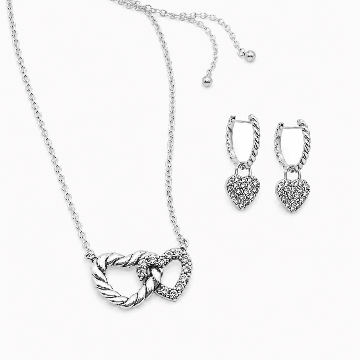 Love Forever Necklace & Earrings Set
