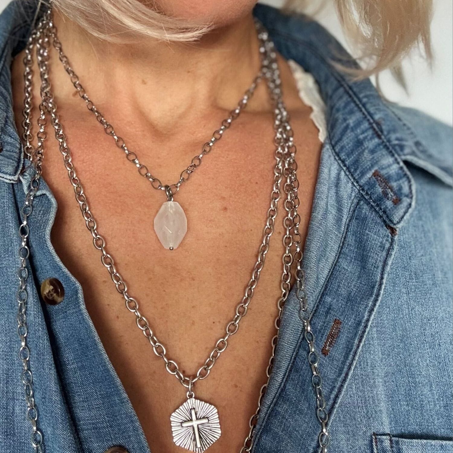 Have Faith Shining Cross Essential Necklace