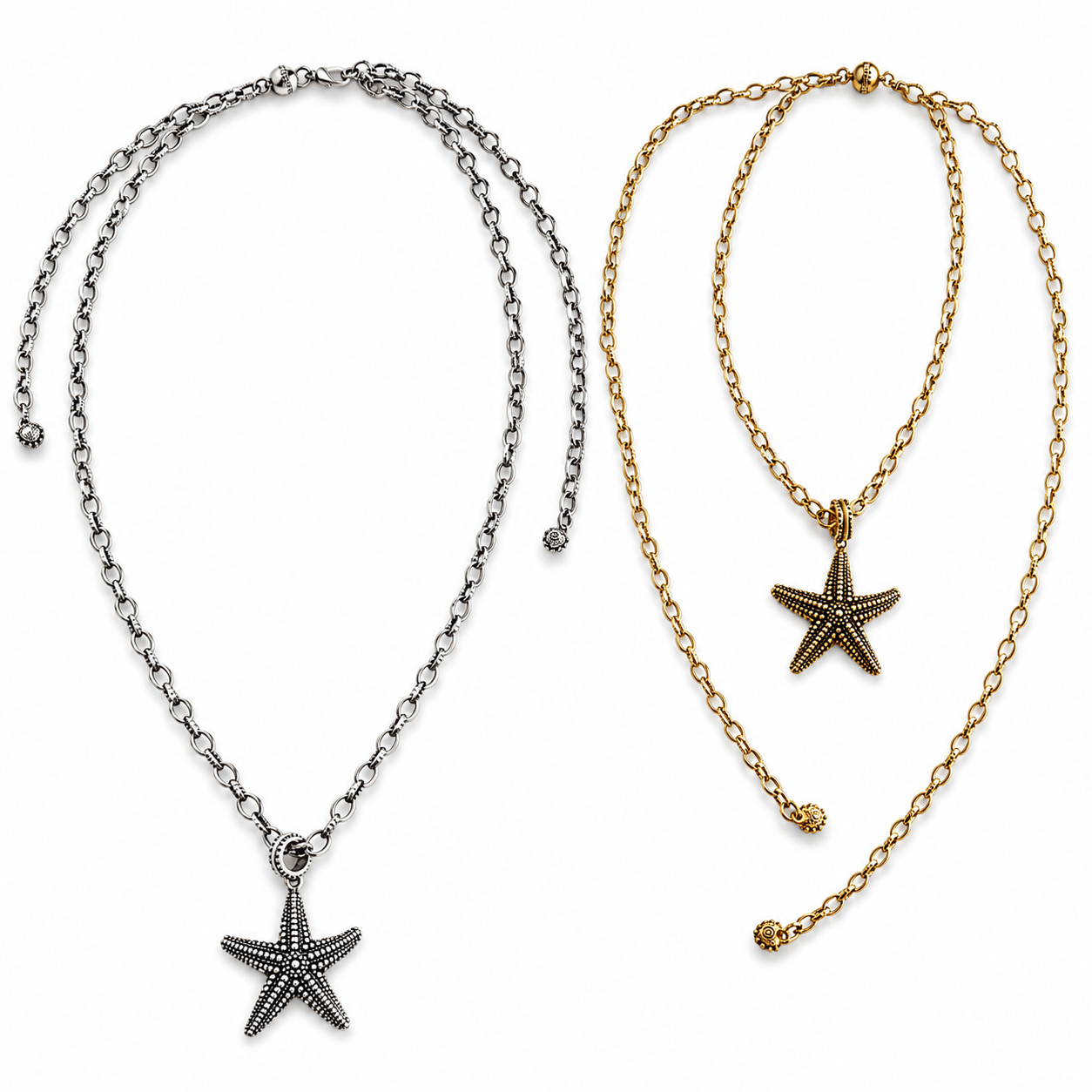 Trust the Process Starfish Adjustable Necklace