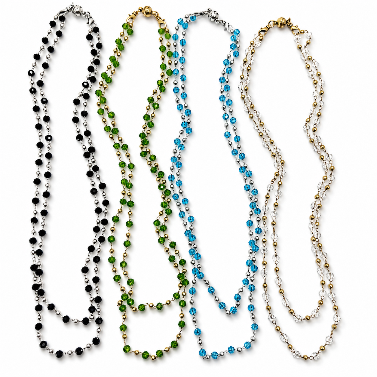 Rosary Dainty Layering Necklace