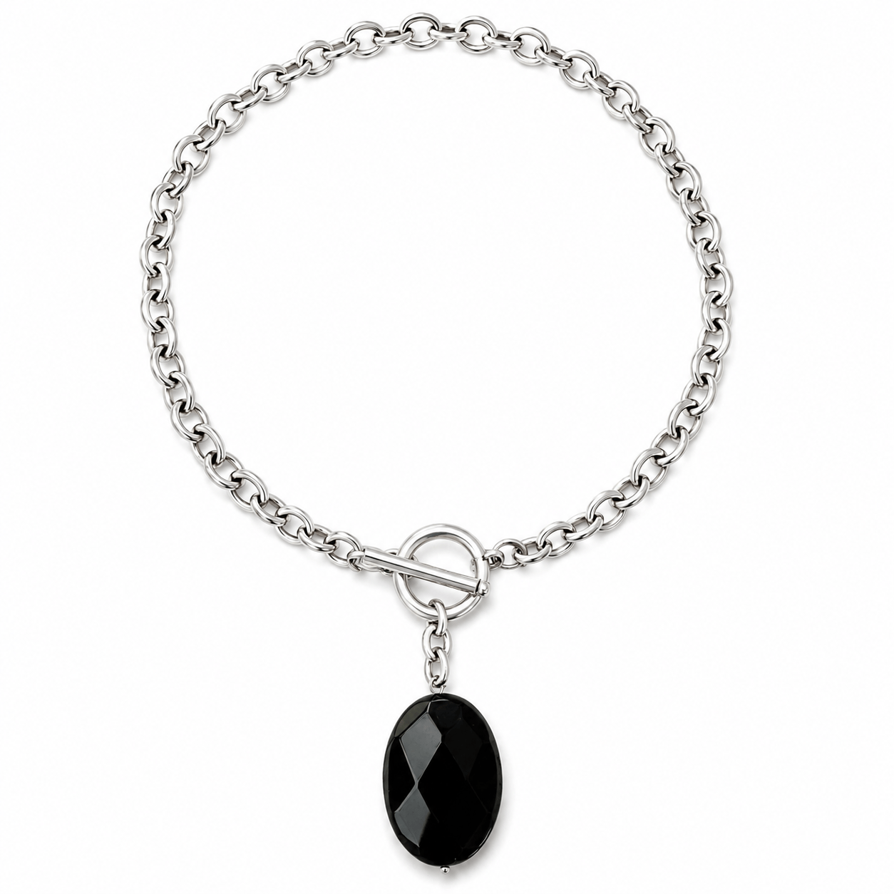 Black Onyx Choker Necklace