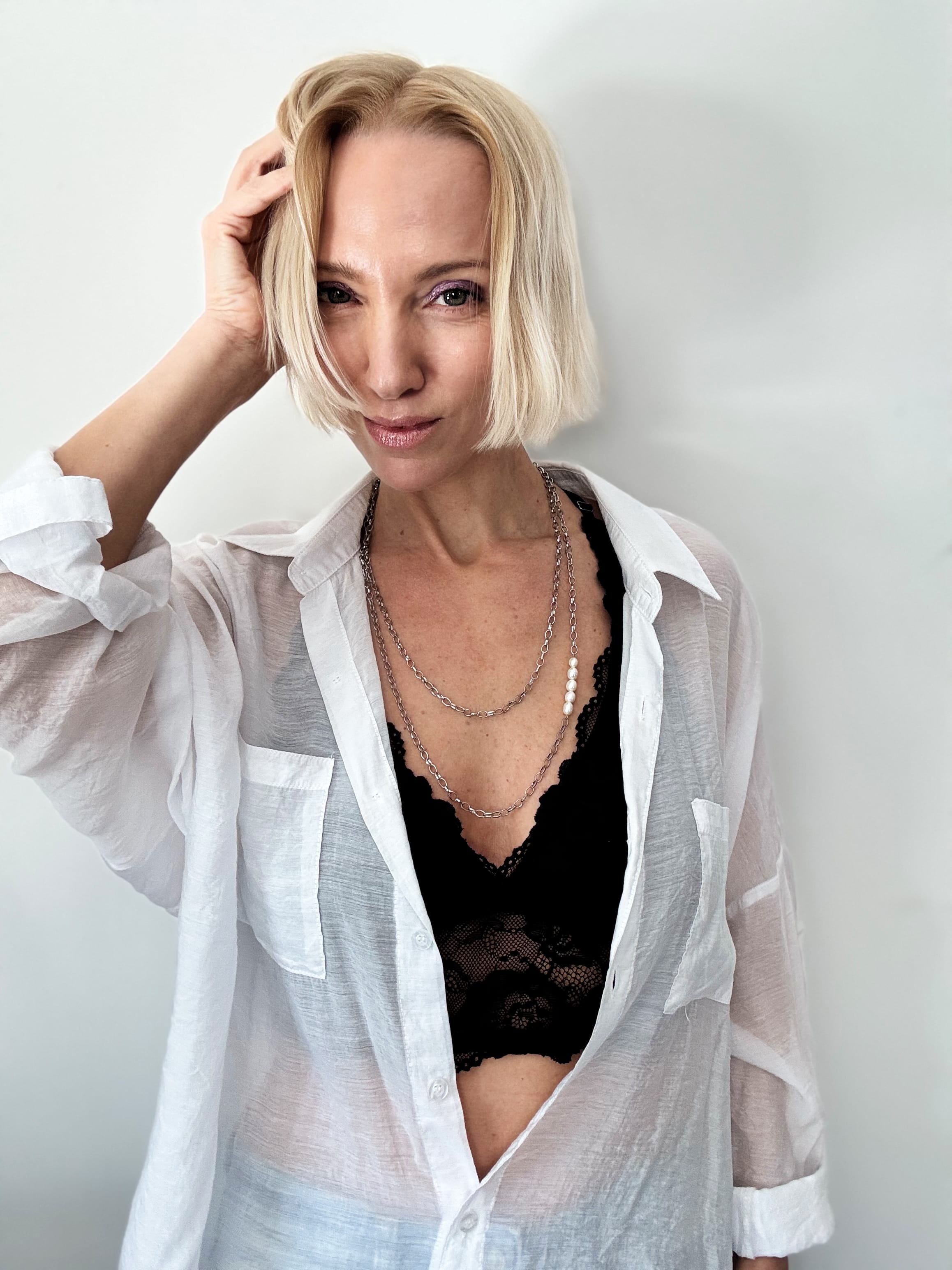 Pearl Layering Chain Necklace