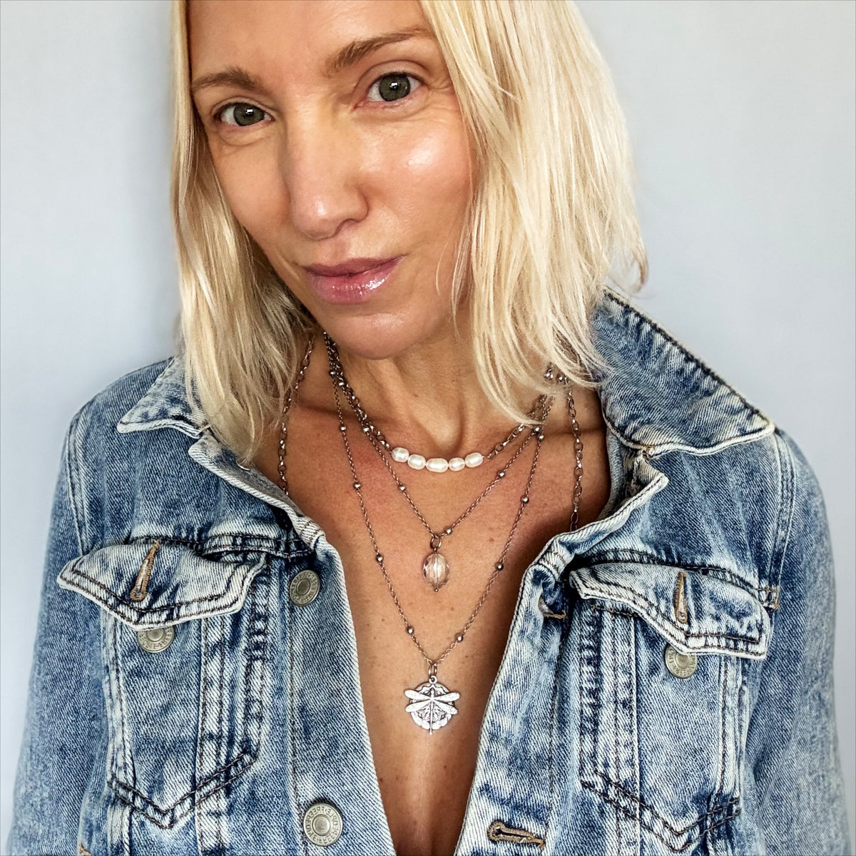 All Is Well Dragonfly Dainty Necklace