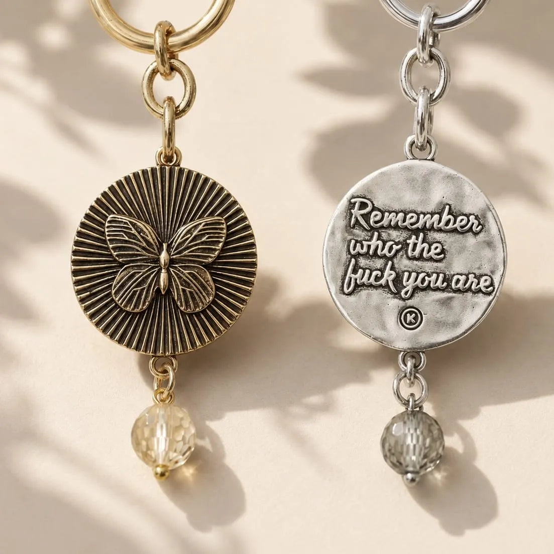 Remember Who The F*ck You Are Butterfly Choker Necklace