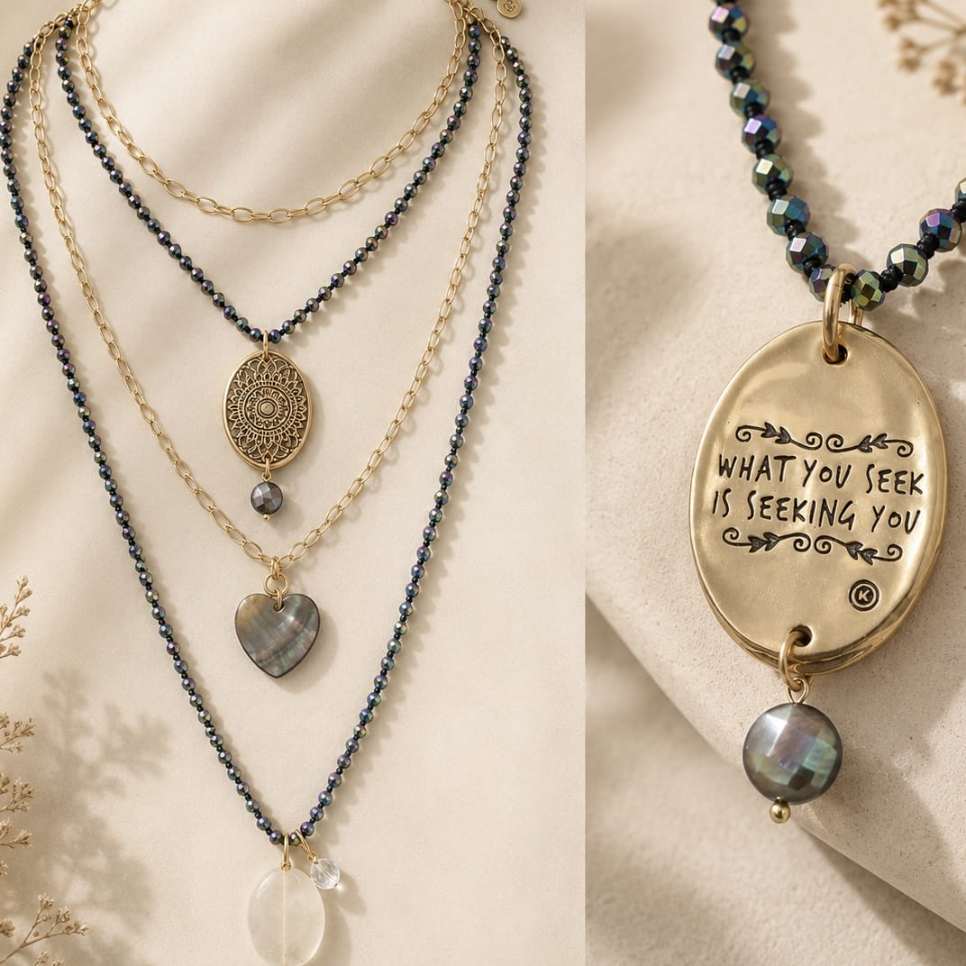 What You Seek is Seeking You Original Necklace Layering Set